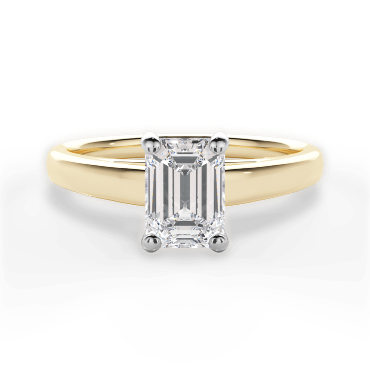 14kt Yellow Gold/18kt Yellow Gold/emerald/top sku 1ECZ7231
