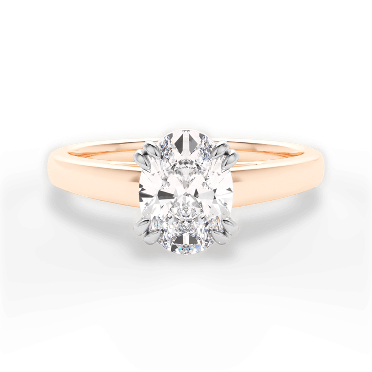14kt Rose Gold/18kt Rose Gold/oval/top sku 1OZ7232