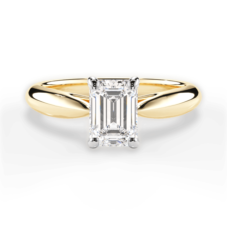 14kt Yellow Gold/18kt Yellow Gold/emerald/top sku 1ECZ7241