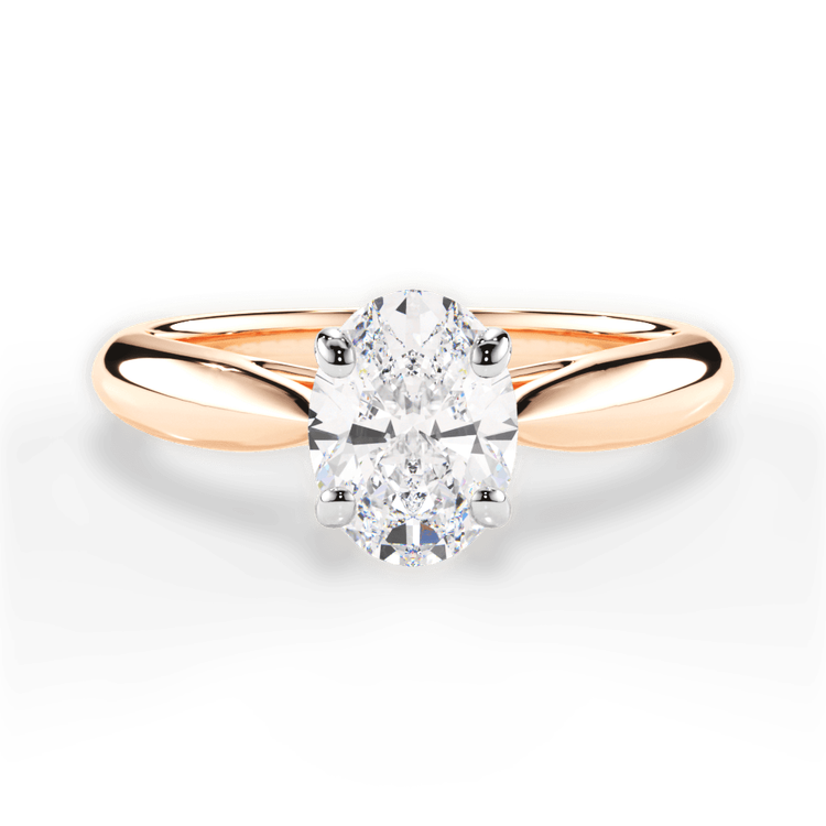 14kt Rose Gold/18kt Rose Gold/oval/top sku 1OZ7241