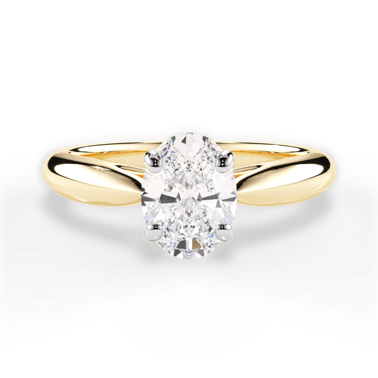 14kt Yellow Gold/18kt Yellow Gold/oval/top sku 1OZ7241