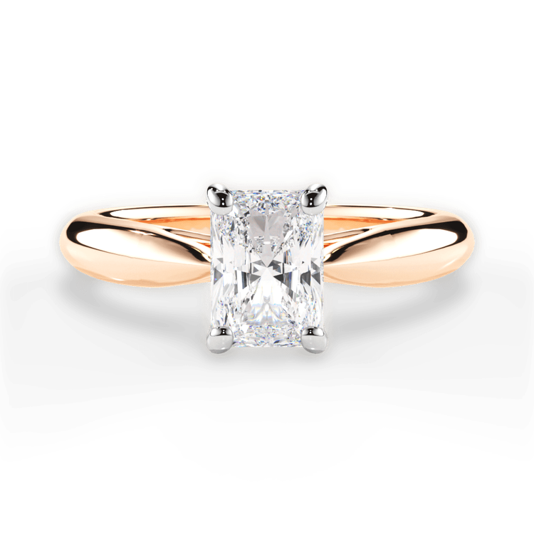 14kt Rose Gold/18kt Rose Gold/radiant/top sku 1RAZ7241