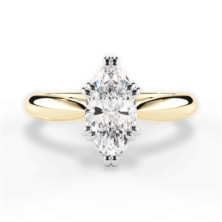14kt Yellow Gold/18kt Yellow Gold/marquise/top sku 1MZ7242