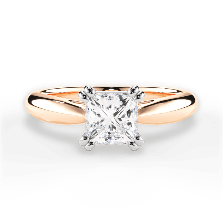 14kt Rose Gold/18kt Rose Gold/princess/top sku 1PCZ7242