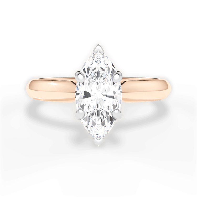 14kt Rose Gold/18kt Rose Gold/marquise/top sku 1MZ7261