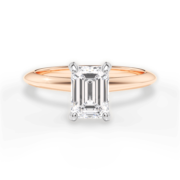 14kt Rose Gold/18kt Rose Gold/emerald/top sku 1ECZ7286