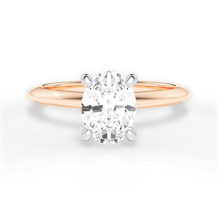 14kt Rose Gold/18kt Rose Gold/oval/top sku 1OZ7286