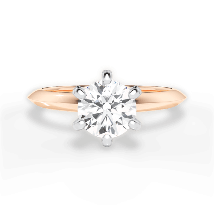 14kt Rose Gold/18kt Rose Gold/round/top sku 1RZ7295