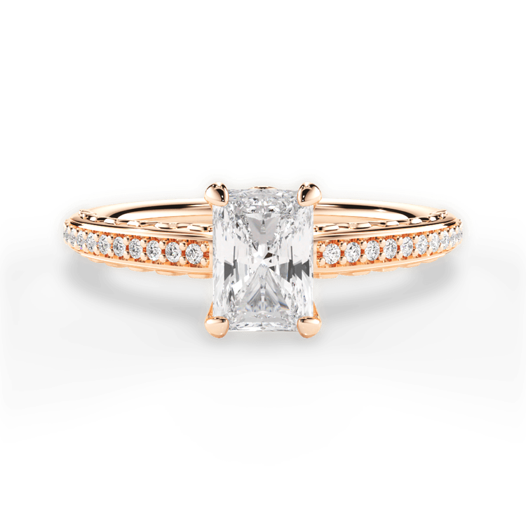 14kt Rose Gold/18kt Rose Gold/radiant/top sku 1RAZ2851
