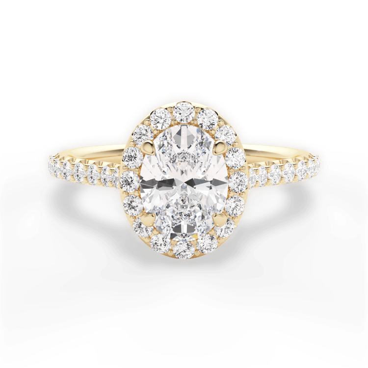 14kt Yellow Gold/18kt Yellow Gold/oval/top sku 1OZ1323
