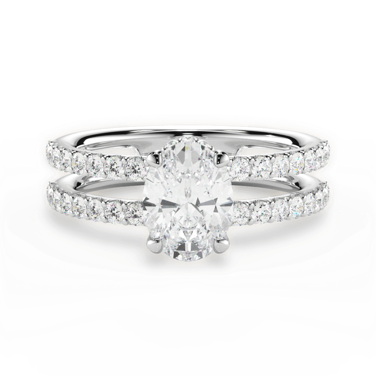 14kt White Gold/18kt White Gold/Platinum/oval/top sku 1OZ1401