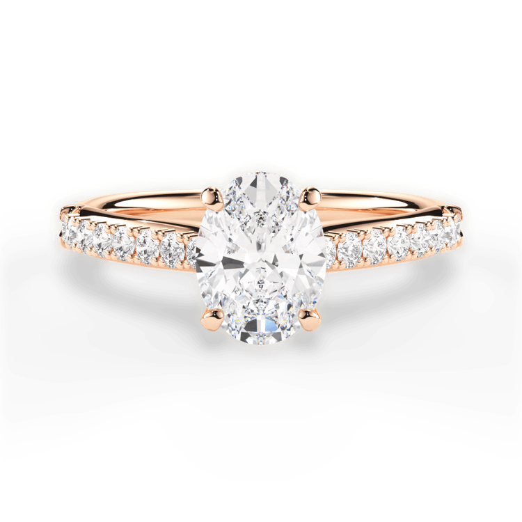 14kt Rose Gold/18kt Rose Gold/oval/top sku 1OZ2489