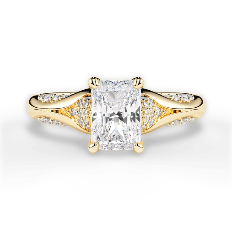 14kt Yellow Gold/18kt Yellow Gold/radiant/top sku 1RAZ1180