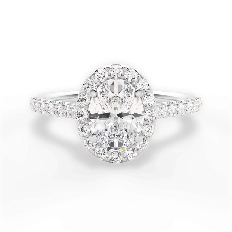 14kt White Gold/18kt White Gold/Platinum/oval/top sku 1OZ1323