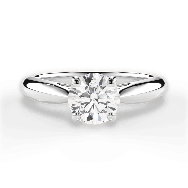 14kt White Gold/18kt White Gold/Platinum/round/top sku 1RZ7241