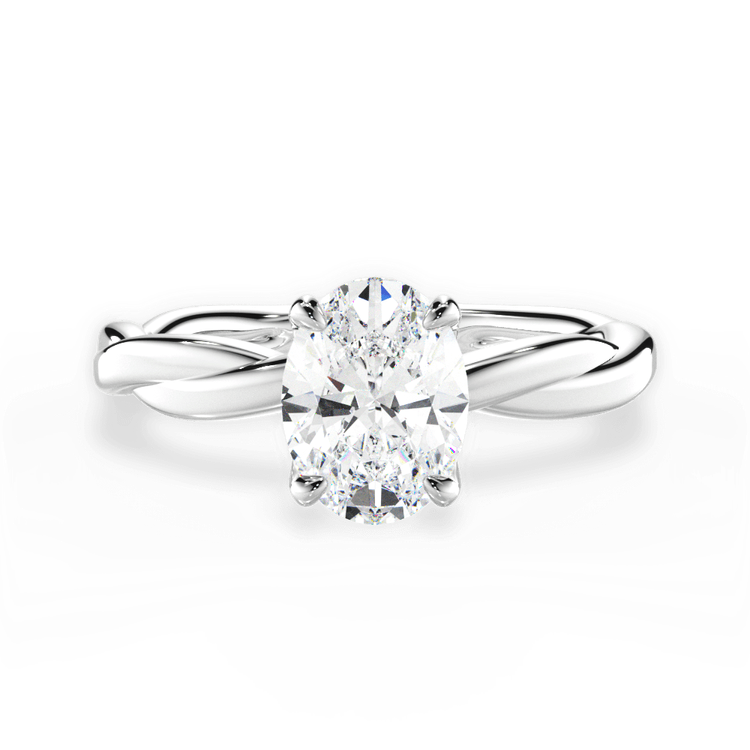 14kt White Gold/18kt White Gold/Platinum/oval/top sku 1OZ4702