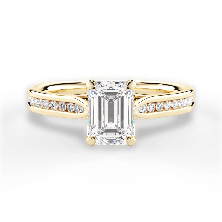 14kt Yellow Gold/18kt Yellow Gold/emerald/top sku 1ECZ2487