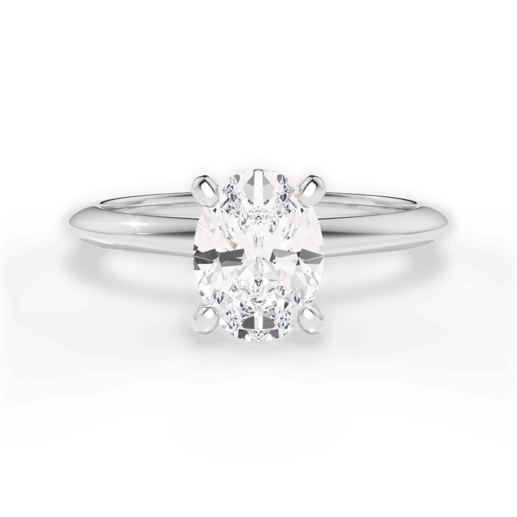 14kt White Gold/18kt White Gold/Platinum/oval/top sku 1OZ7286