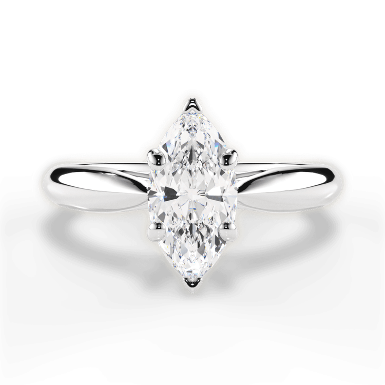 14kt White Gold/18kt White Gold/Platinum/marquise/top sku 1MZ7241