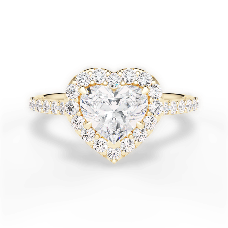 14kt Yellow Gold/18kt Yellow Gold/heart/top sku 1HZ1323