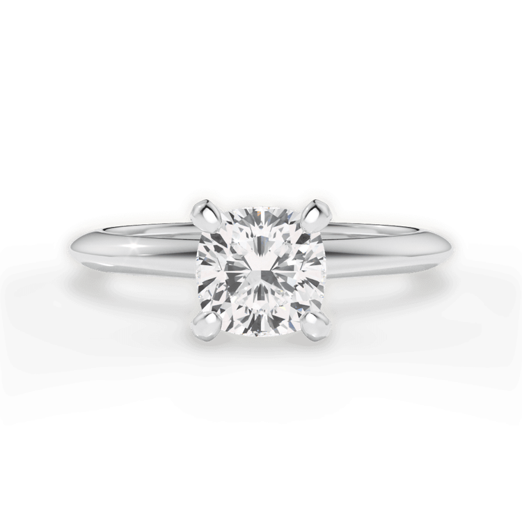 14kt White Gold/18kt White Gold/Platinum/cushion/top sku 1CUZ7286