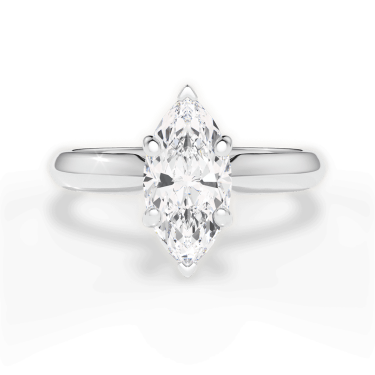 14kt White Gold/18kt White Gold/Platinum/marquise/top sku 1MZ7261