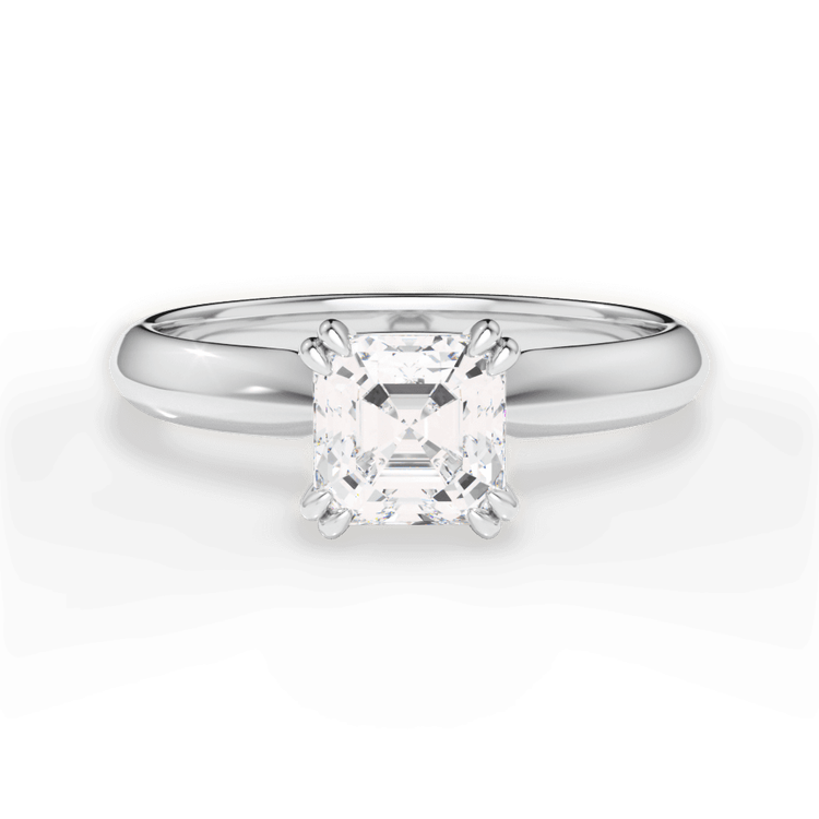 14kt White Gold/18kt White Gold/Platinum/asscher/top sku 1ASZ7262