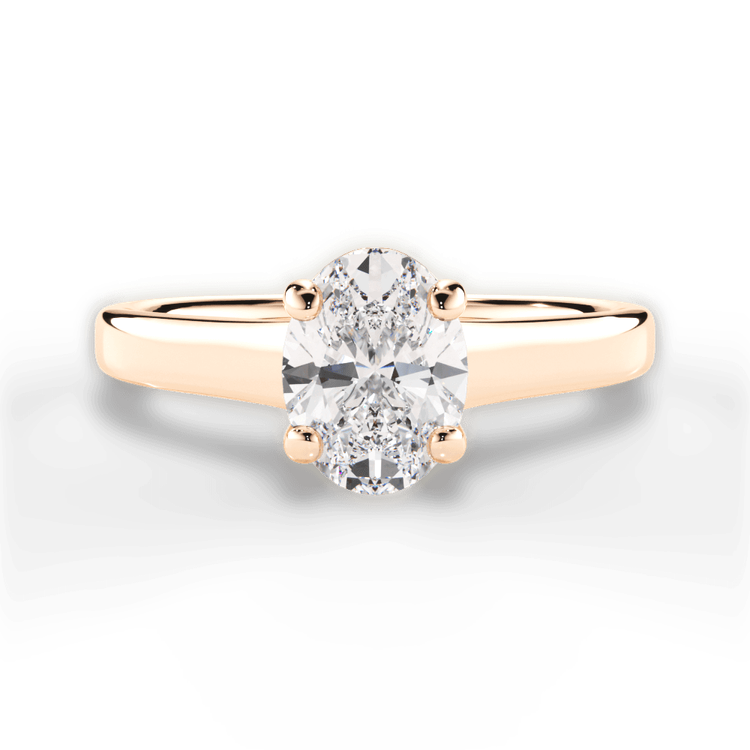 14kt Rose Gold/18kt Rose Gold/oval/top sku 1OZ1178