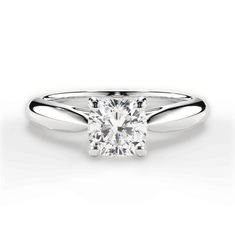 14kt White Gold/18kt White Gold/Platinum/cushion/top sku 1CUZ7241