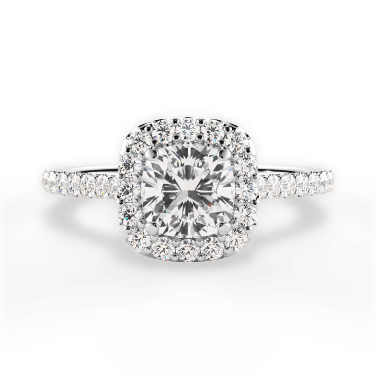 14kt White Gold/18kt White Gold/Platinum/cushion/top sku 1CUZ1321