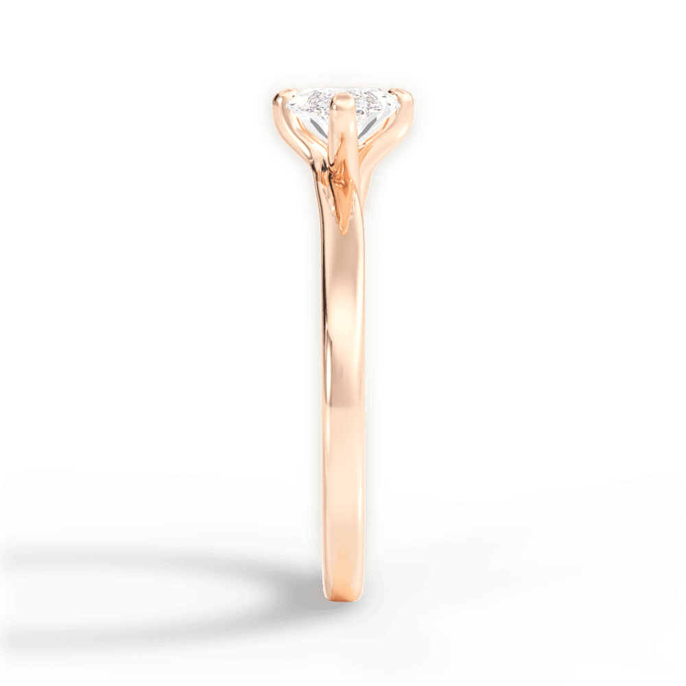 14kt Rose Gold/18kt Rose Gold/marquise/perspective