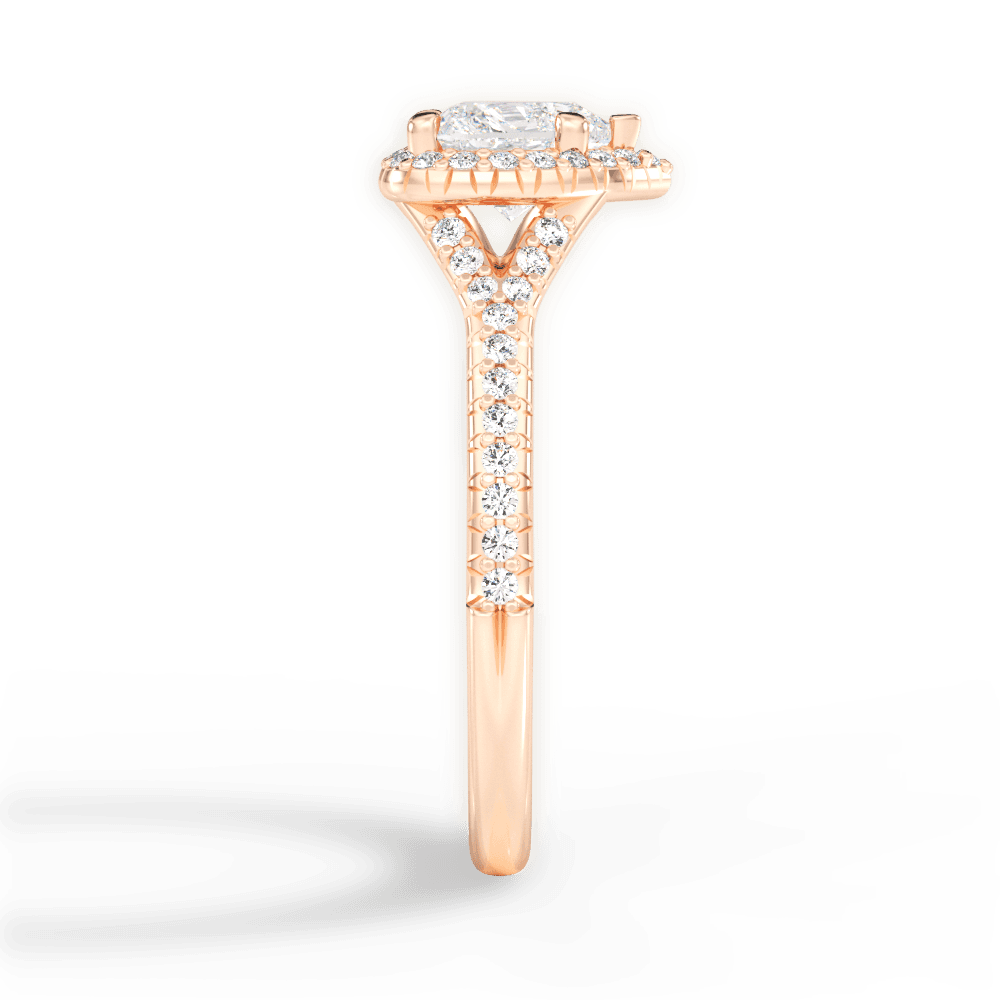 14kt Rose Gold/18kt Rose Gold/heart/perspective