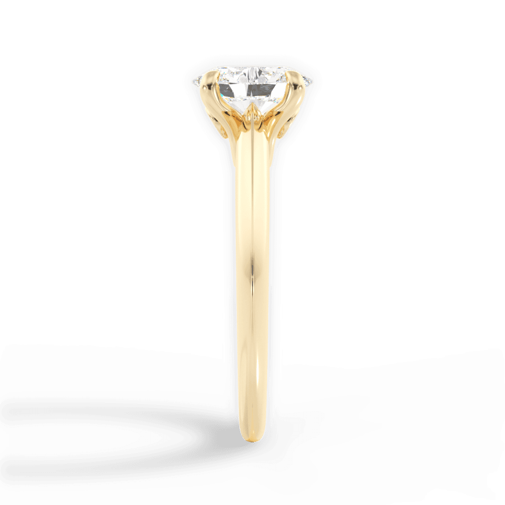 14kt Yellow Gold/18kt Yellow Gold/oval/perspective