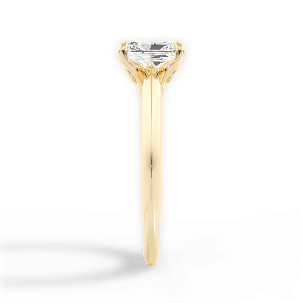 14kt Yellow Gold/18kt Yellow Gold/radiant/perspective