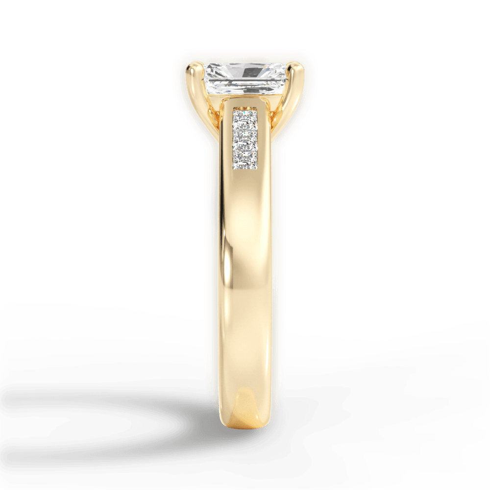 14kt Yellow Gold/18kt Yellow Gold/radiant/perspective