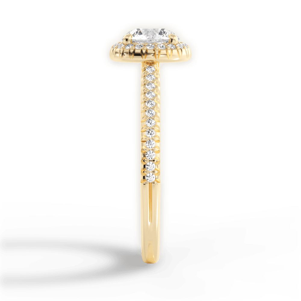 14kt Yellow Gold/18kt Yellow Gold/round/perspective