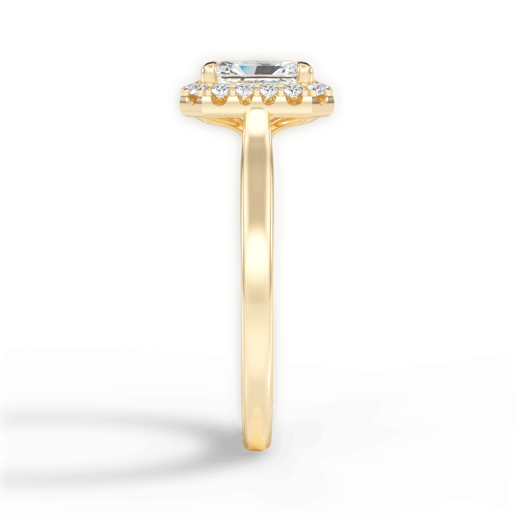 14kt Yellow Gold/18kt Yellow Gold/radiant/perspective