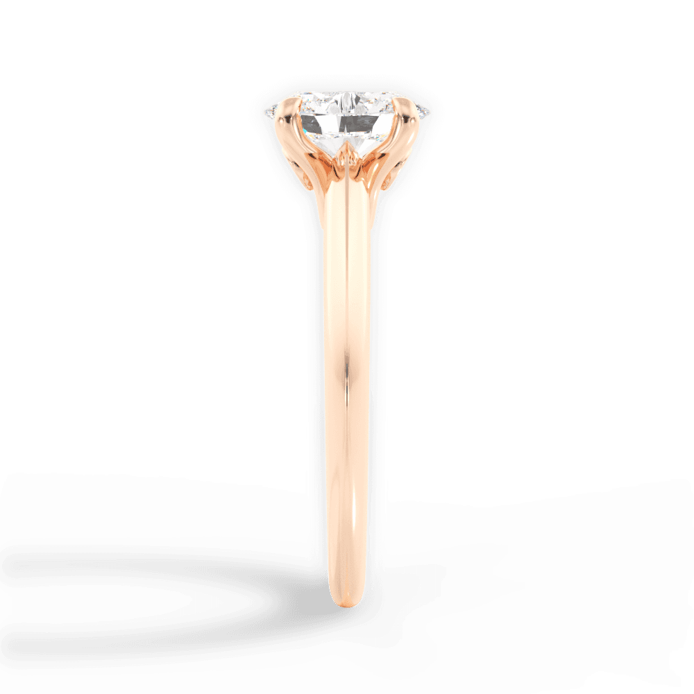 14kt Rose Gold/18kt Rose Gold/oval/perspective