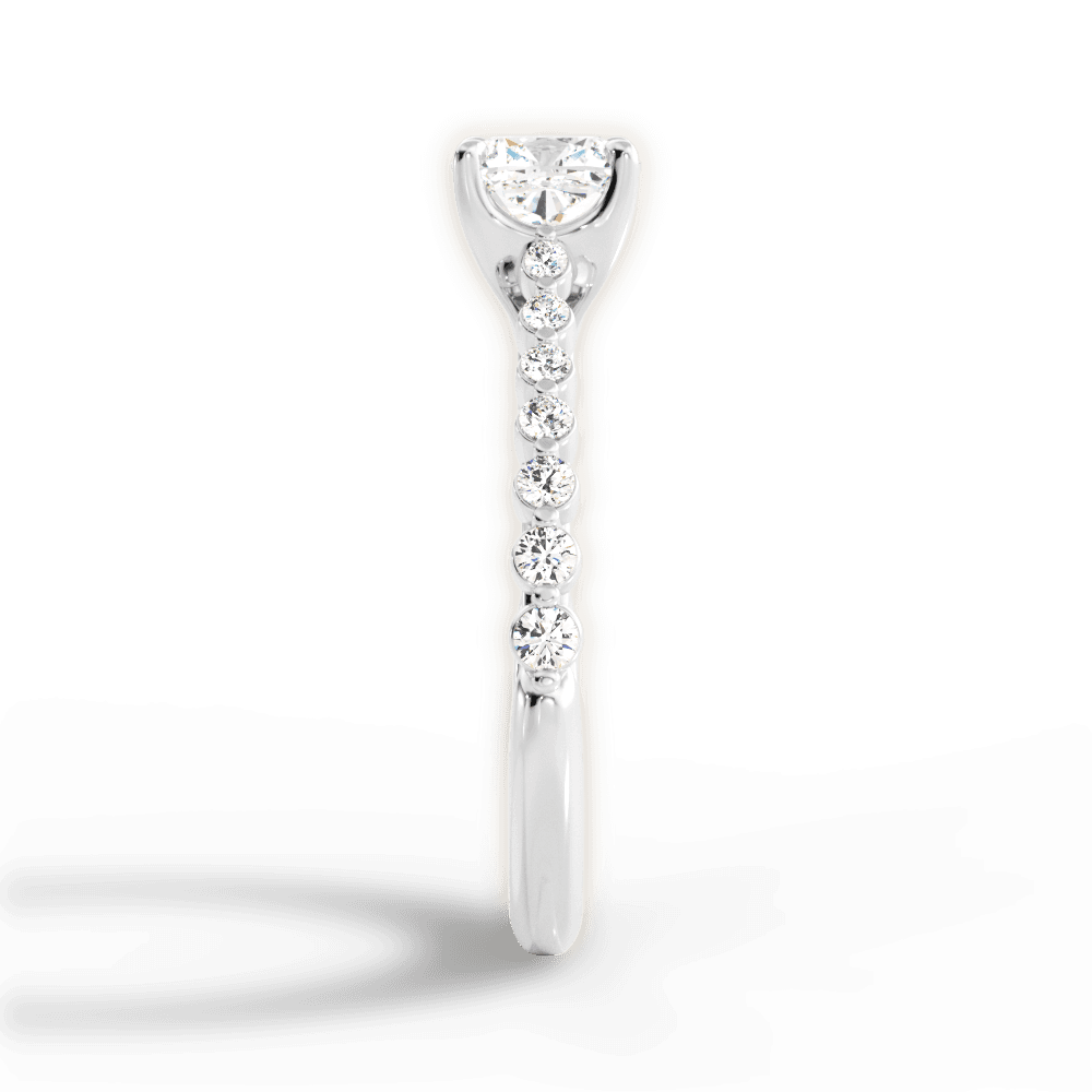 14kt White Gold/18kt White Gold/Platinum/cushion/perspective