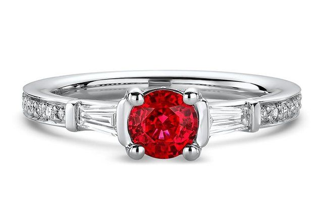 ruby engagement ring