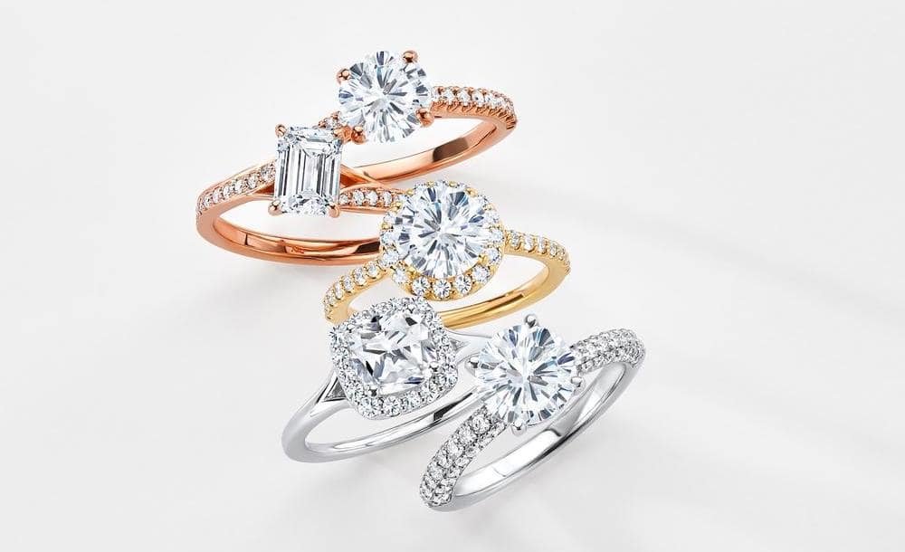 Diamond engagement rings
