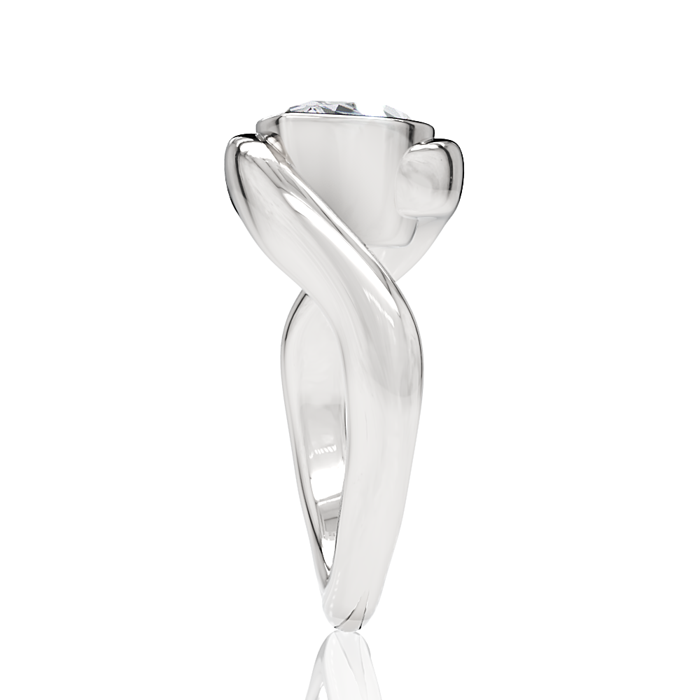 14kt white gold/18kt white gold/platinum/marquise/perspective