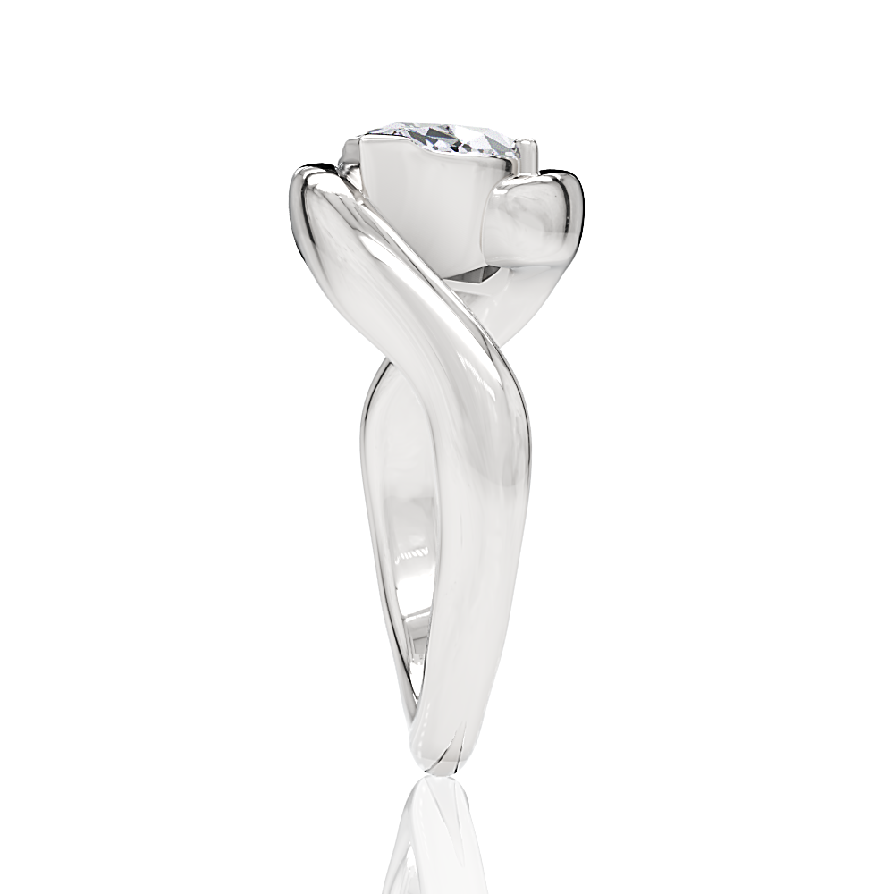 14kt white gold/18kt white gold/platinum/marquise/perspective