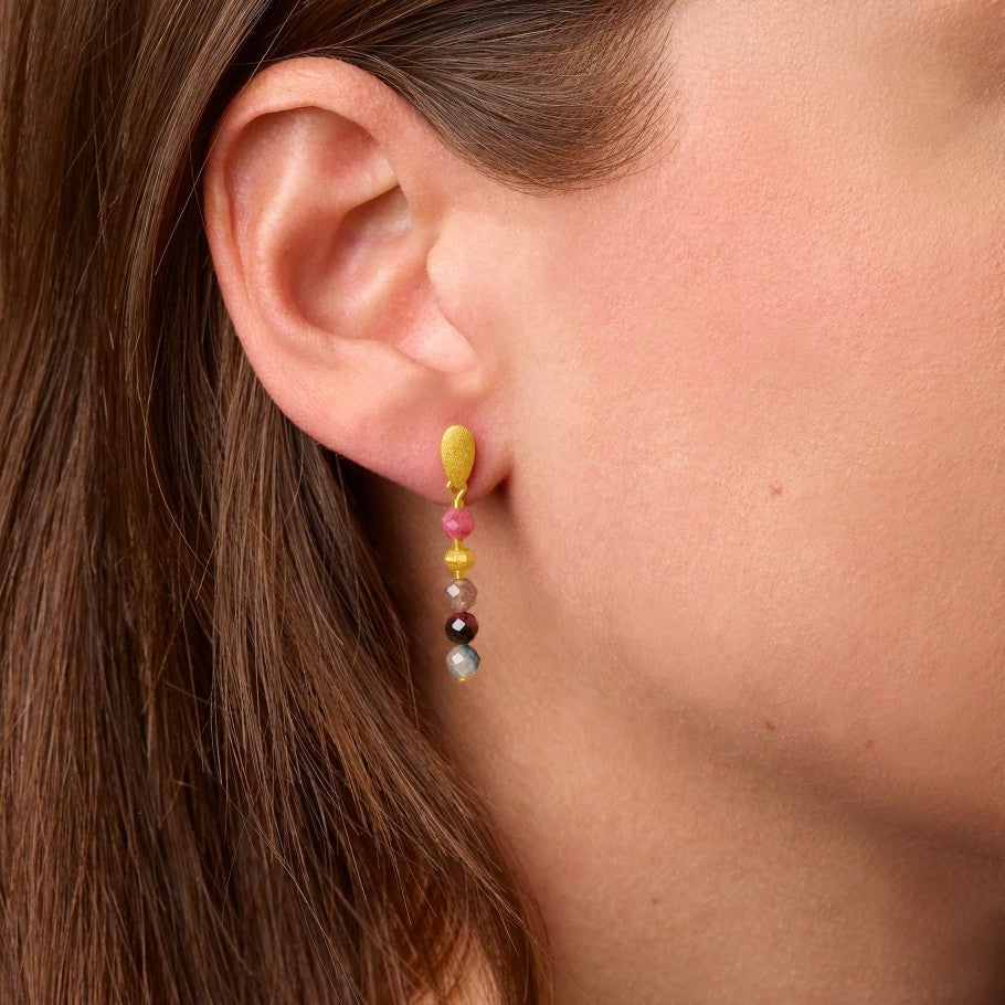 Gold Plated Sterling Silver/top