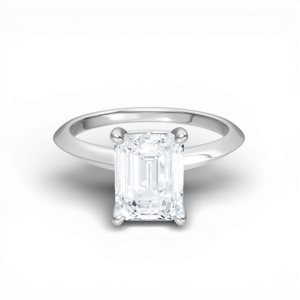 14kt white gold/18kt white gold/platinum/emerald/top sku 1ECZ1021