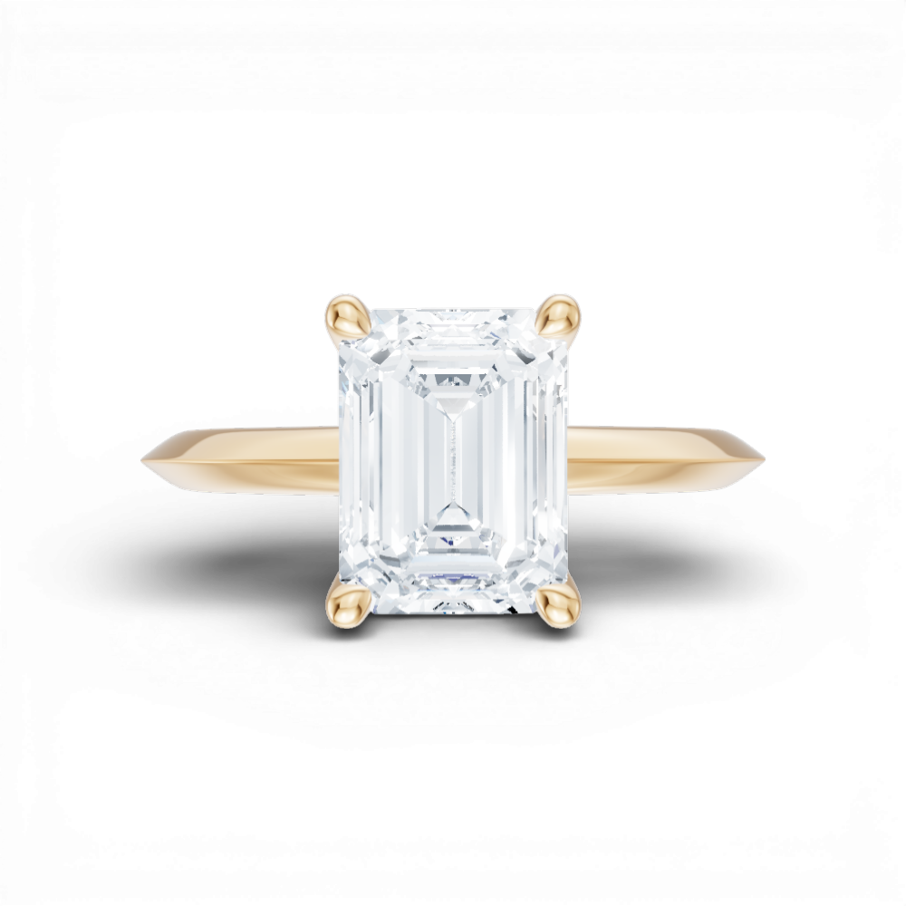 14kt yellow gold/18kt yellow gold/emerald/model