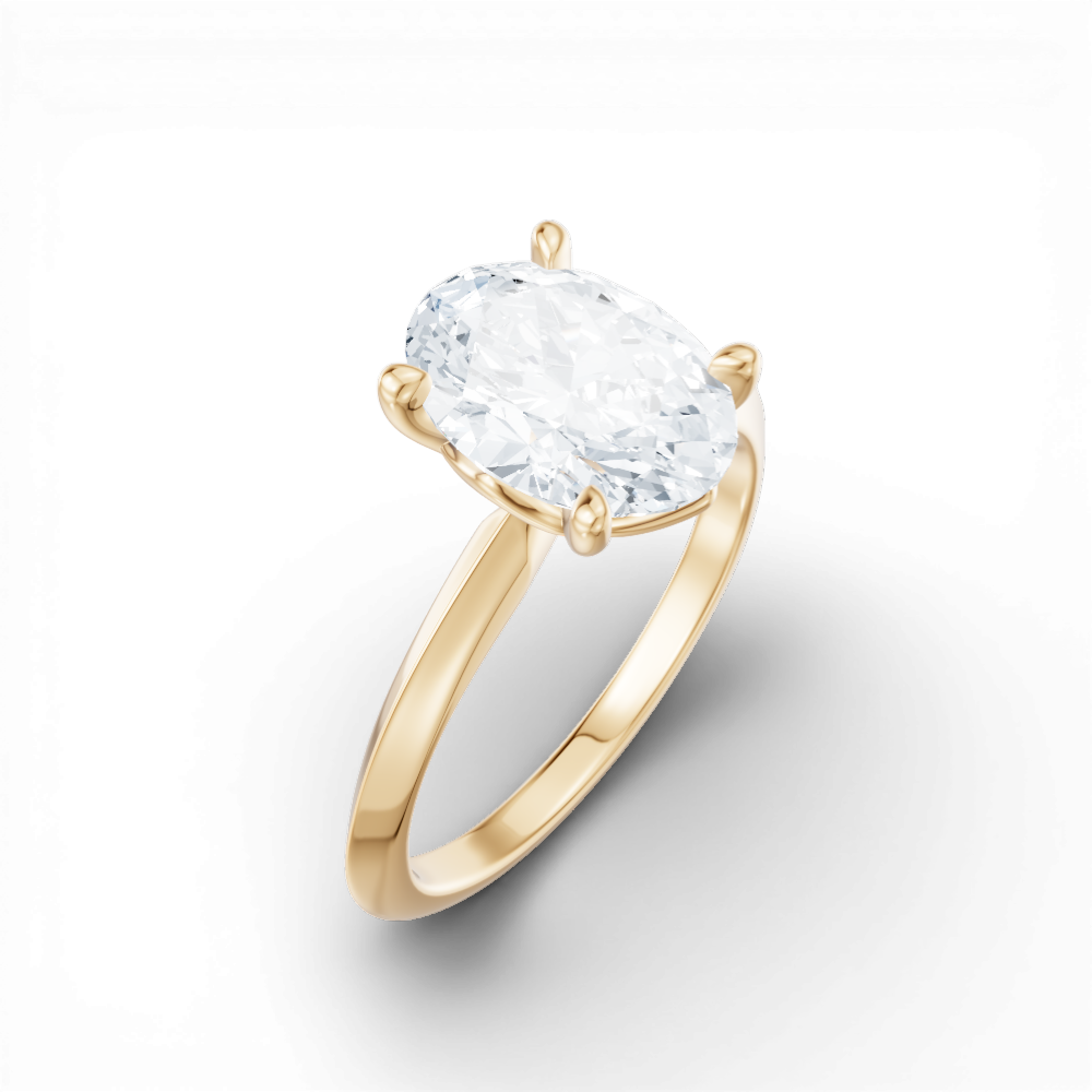 14kt yellow gold/18kt yellow gold/oval/perspective