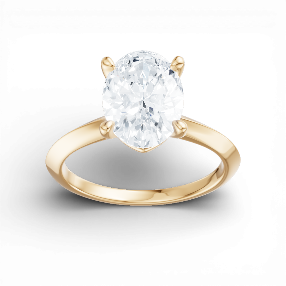 14kt yellow gold/18kt yellow gold/oval/measurements