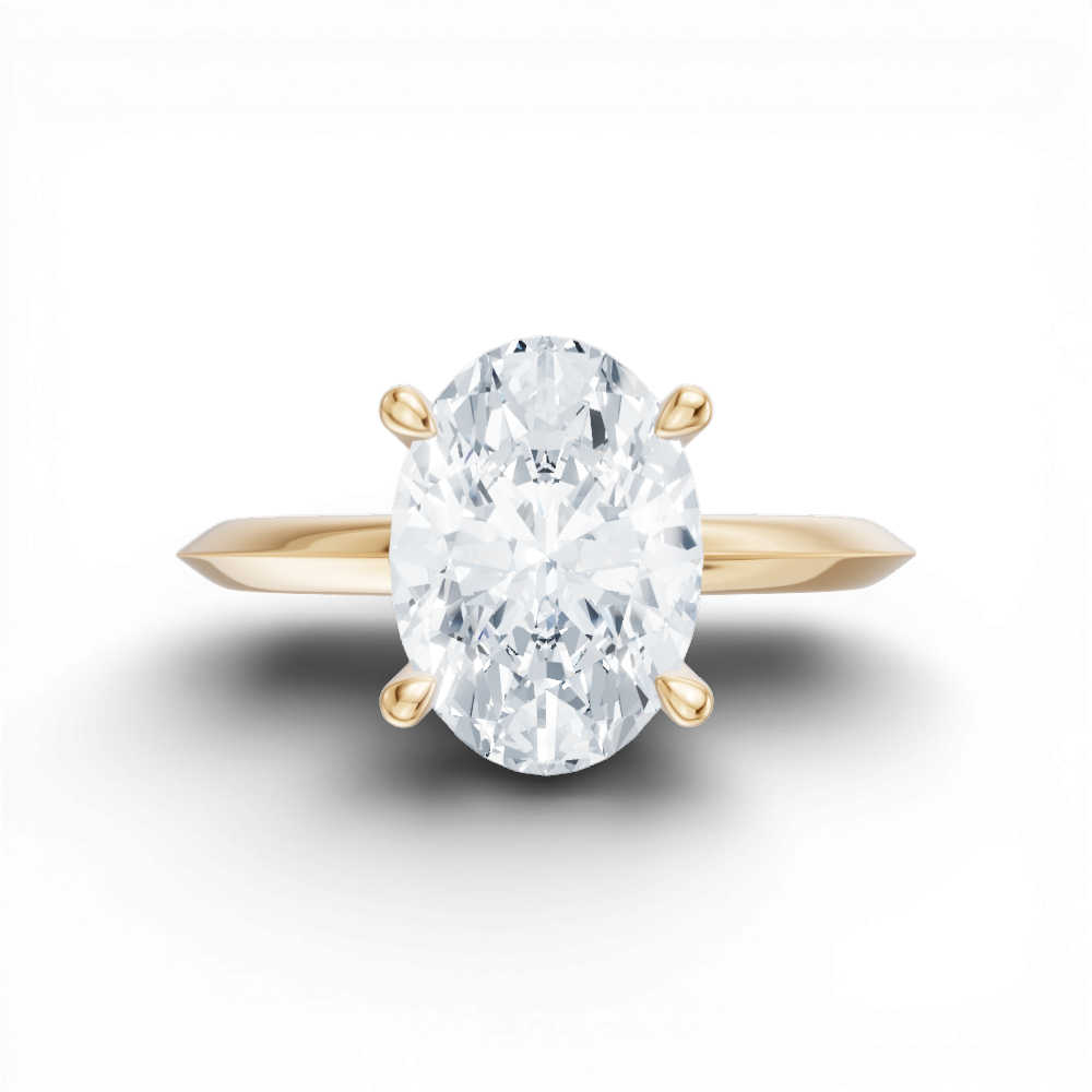 14kt yellow gold/18kt yellow gold/oval/model