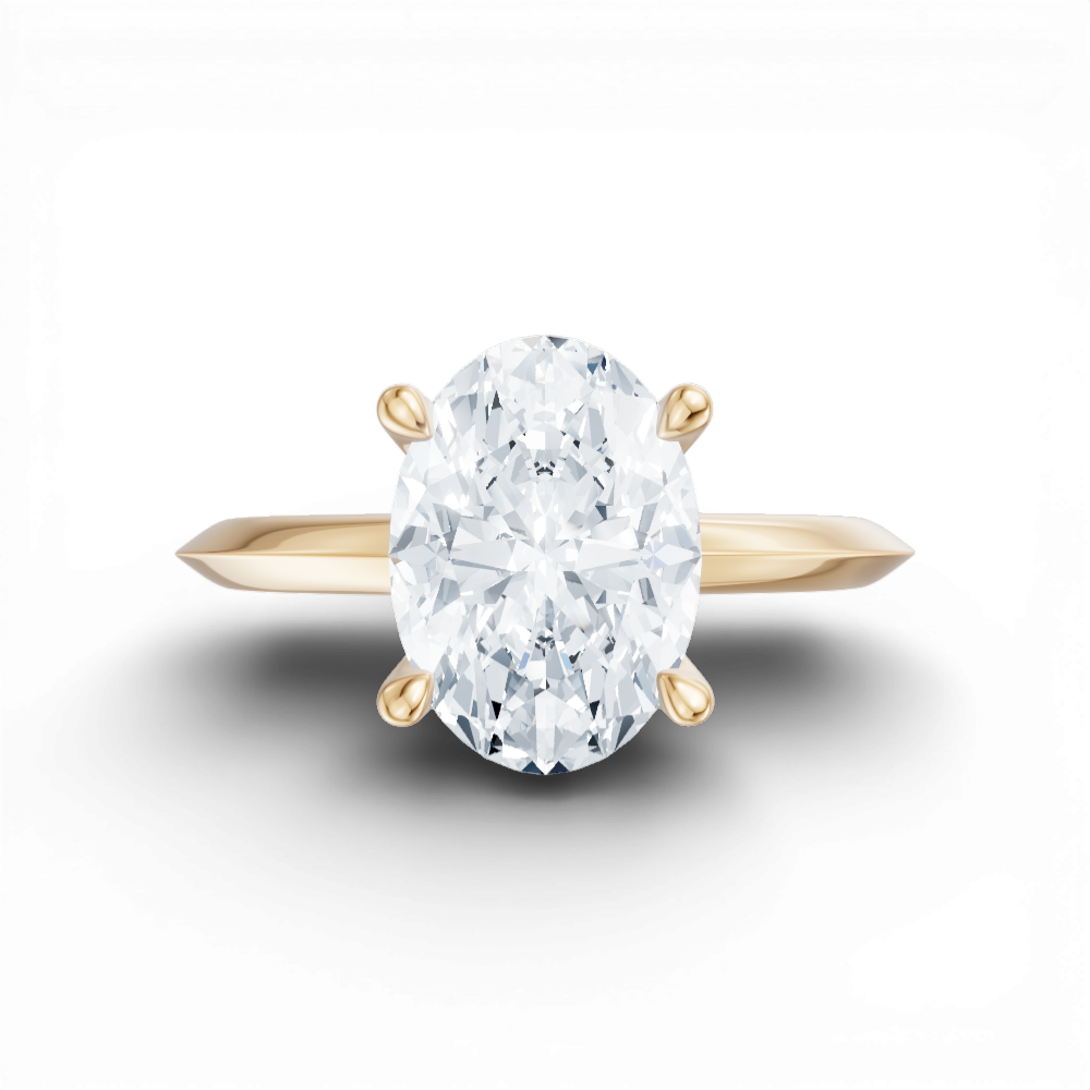 14kt yellow gold/18kt yellow gold/oval/model